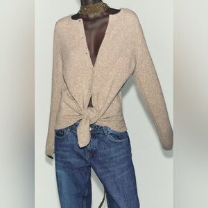 NWT Zara KNOT CARDIGAN